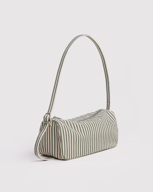 Nylon Loaf Bag | Sage Stripe