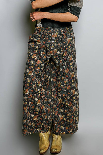 Frankie Floral Wide Leg Trousers