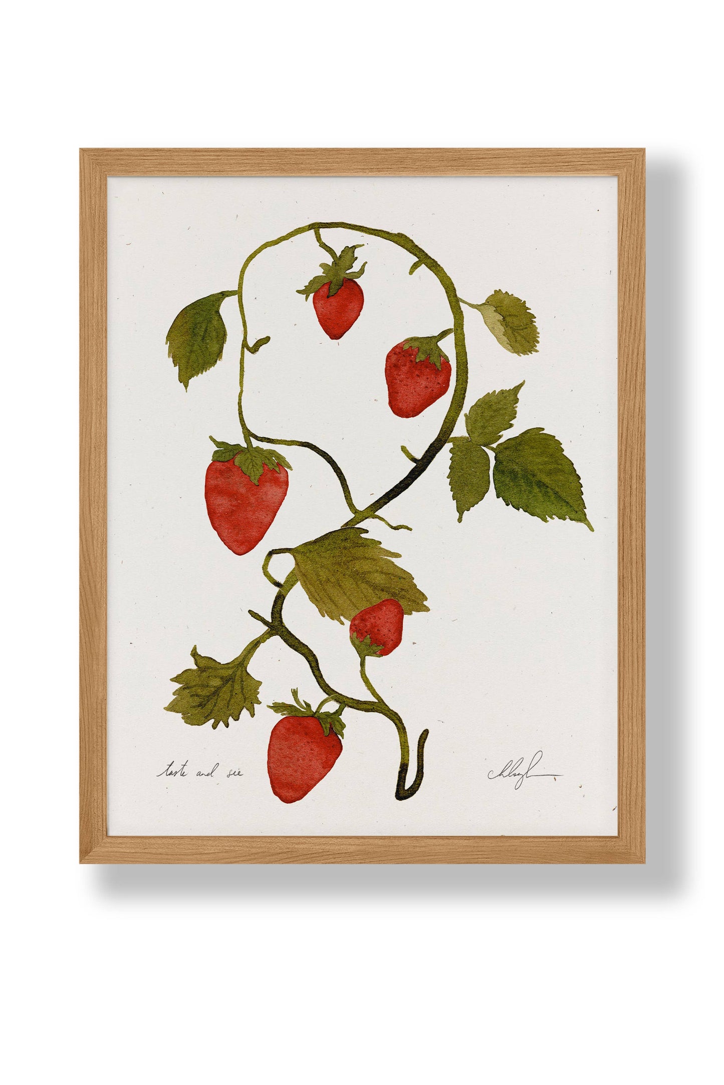 Taste And See Art Print | 8.5 x 11