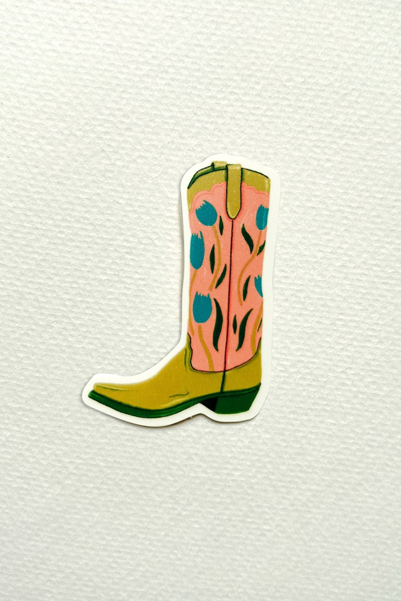 Cowgirl Boot Sticker