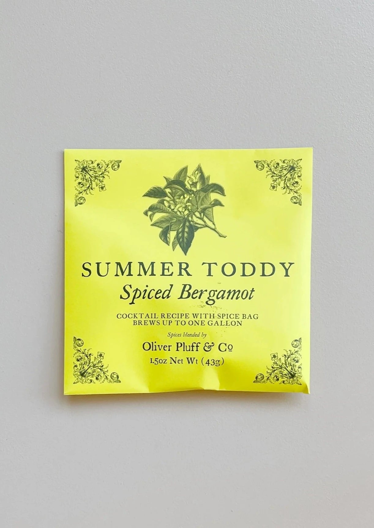 Summer Toddy | Spiced Bergamot