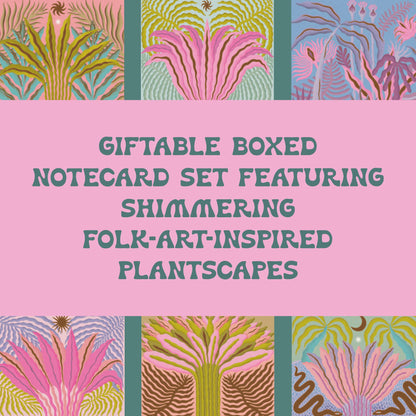 Botanical Fantasy Notes | 20 Cards + Envelopes