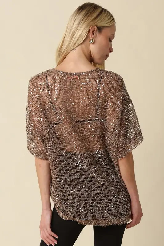 Party Trick Sequin Top
