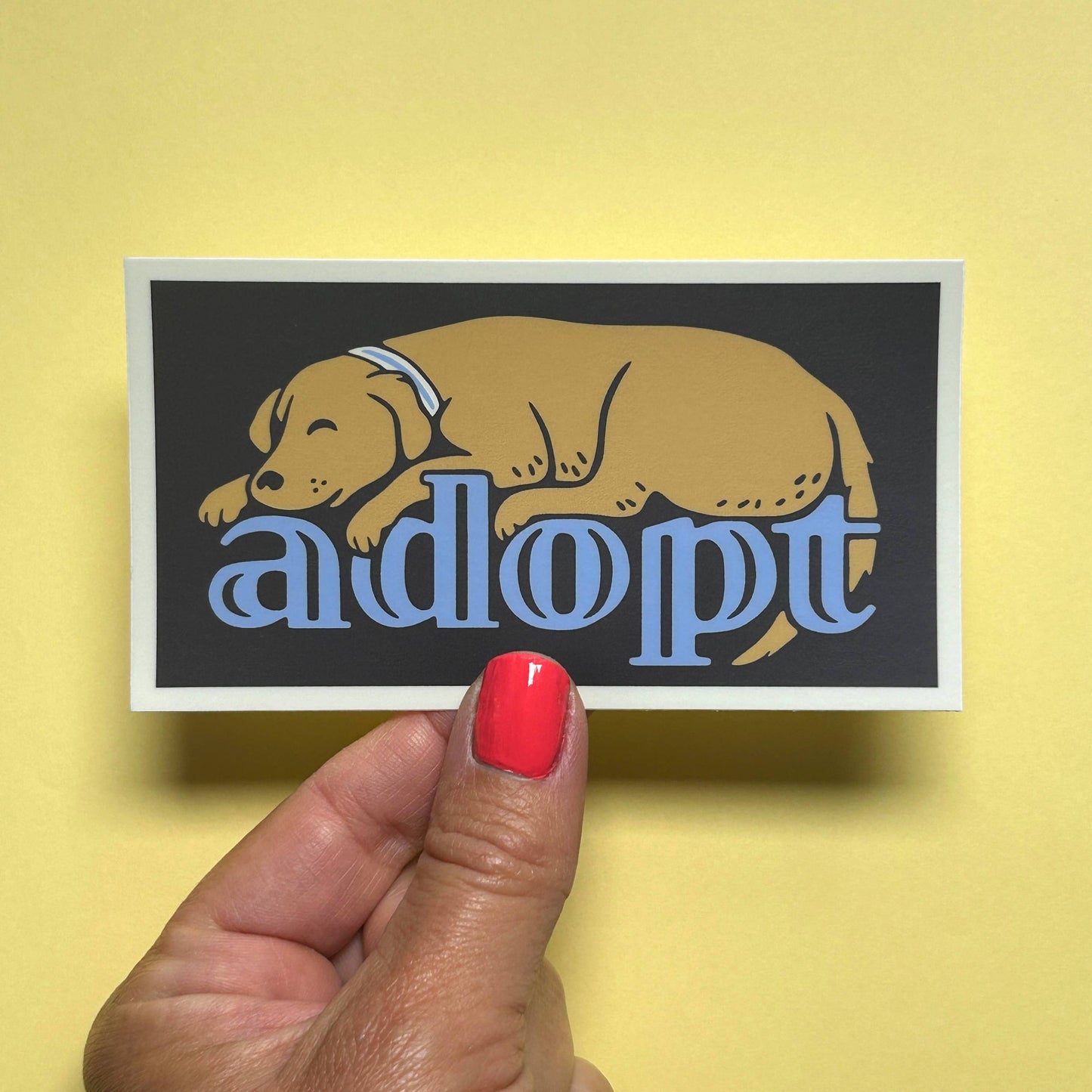 Animal Adoption Dog Sticker