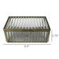 Beacon Ribbed Glass Box