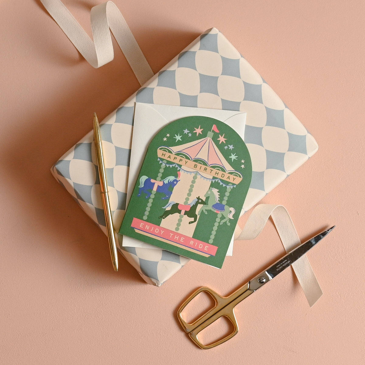 Blue Diamond Wrap | Roll of 3 Sheets