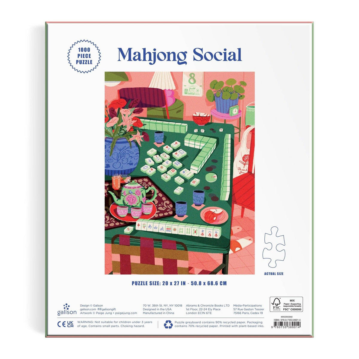 Mahjong Social | 1000 Piece Puzzle