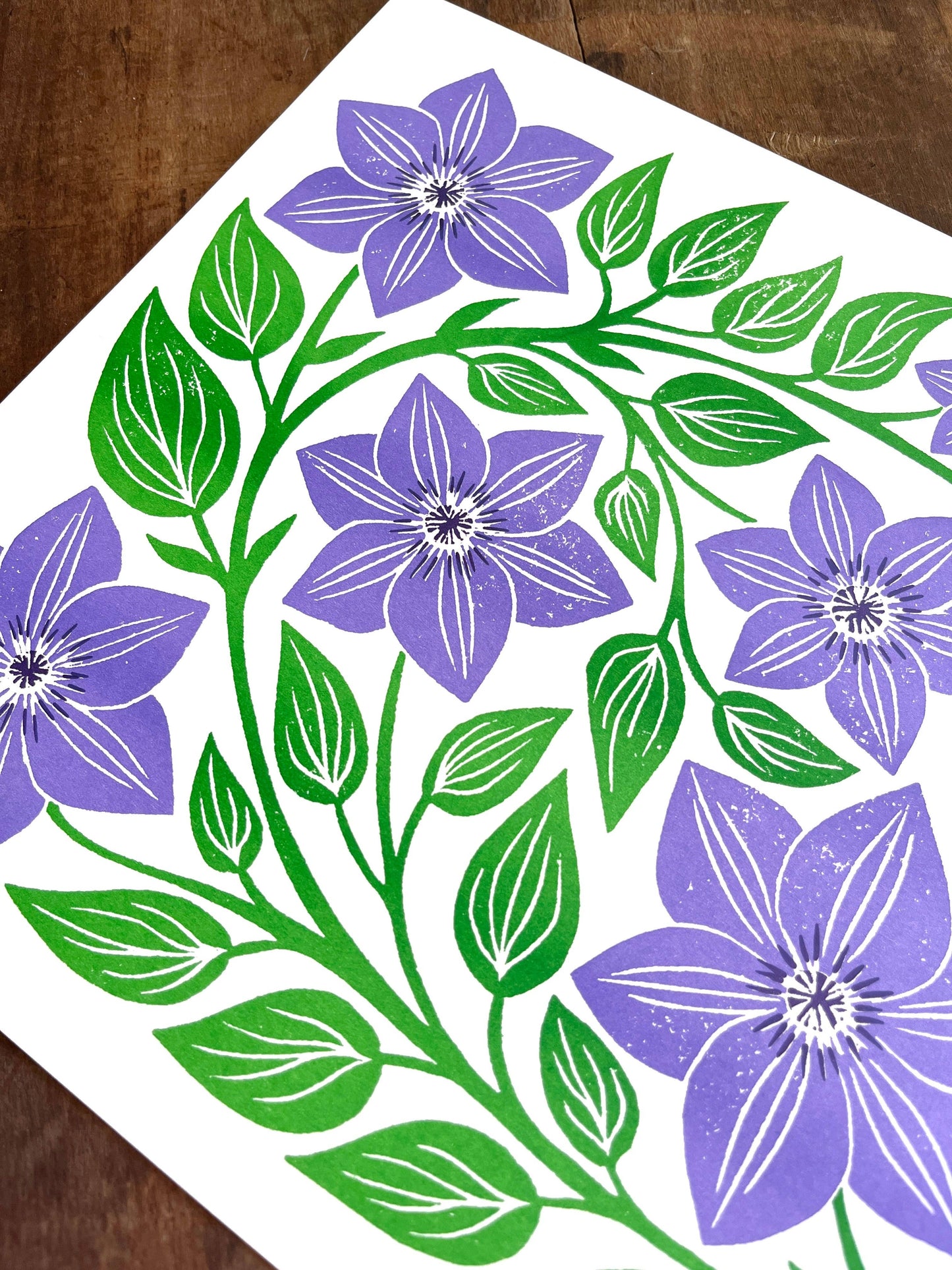 Garden Series Print | Clematis