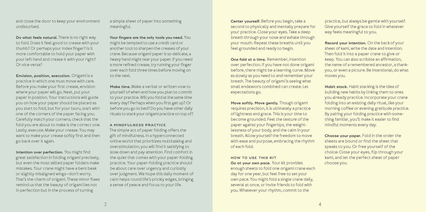 Paper Crane a Day: A Year of Mindful Folding