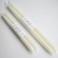 Beeswax Dipped Candles | Natural White