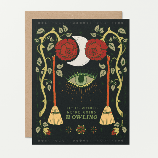 Going Howling Friendship Card