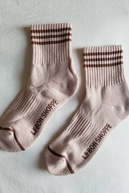 Girlfriend Socks | Mahogany