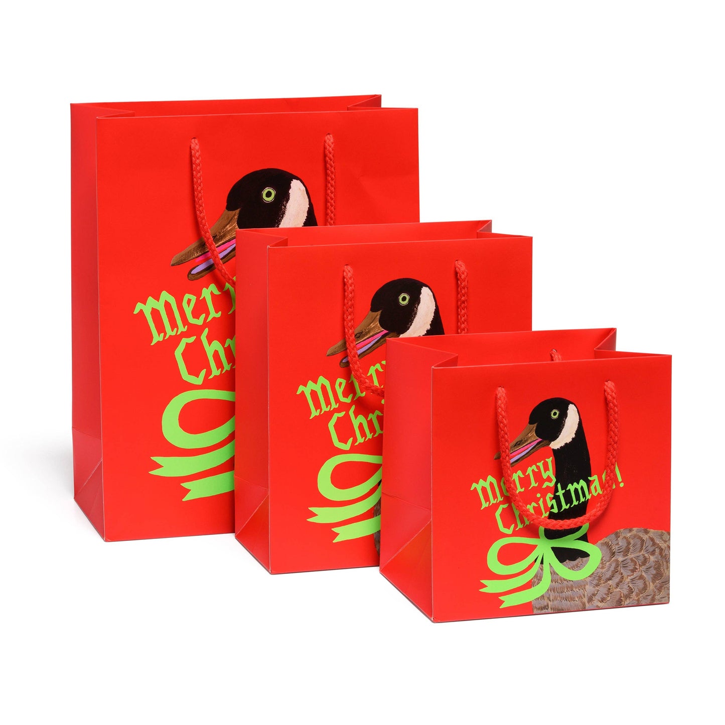 Christmas Goose Gift Bag | Medium