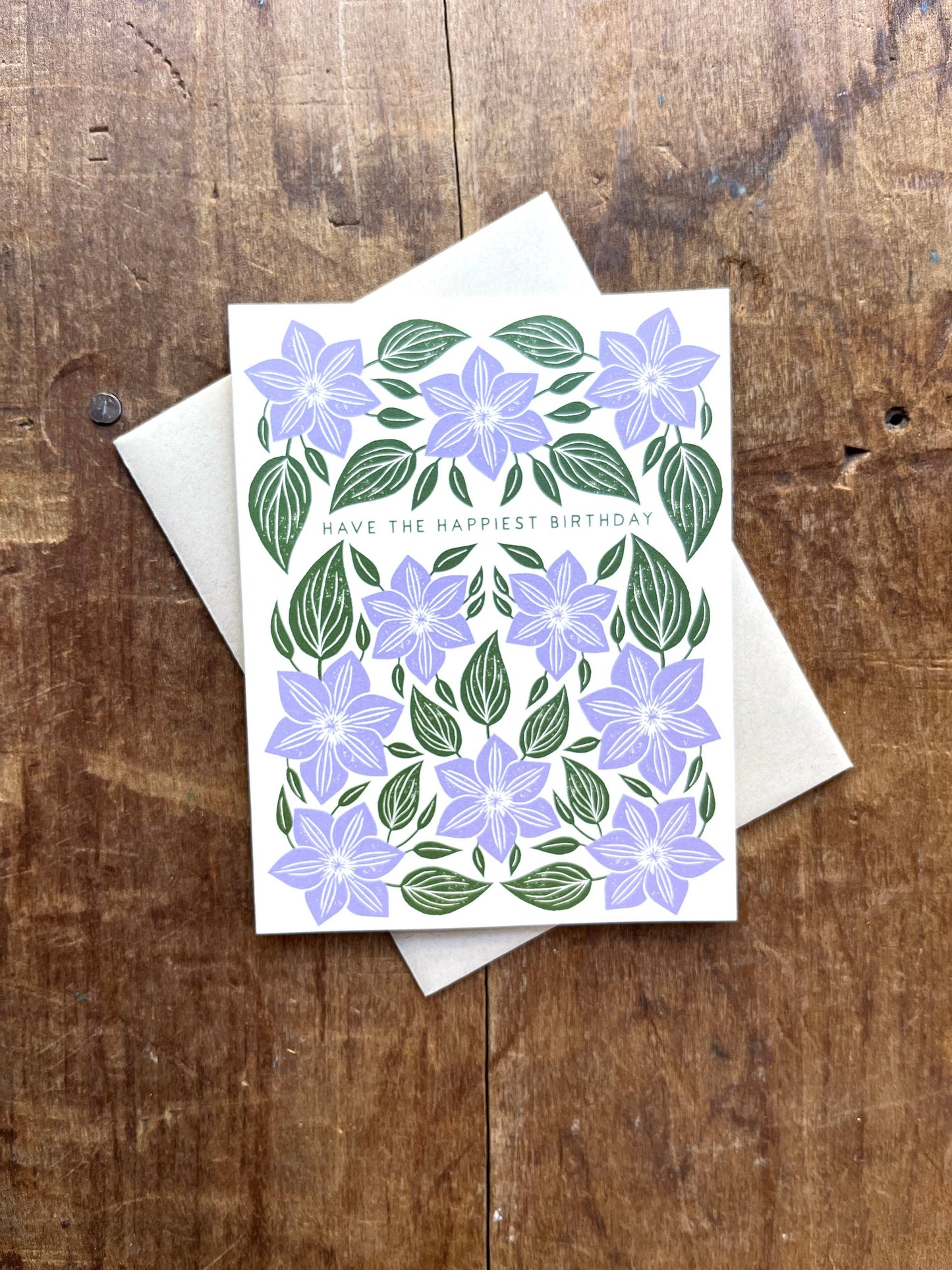 Happiest Birthday Floral Card