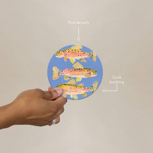 Three Fish Coaster