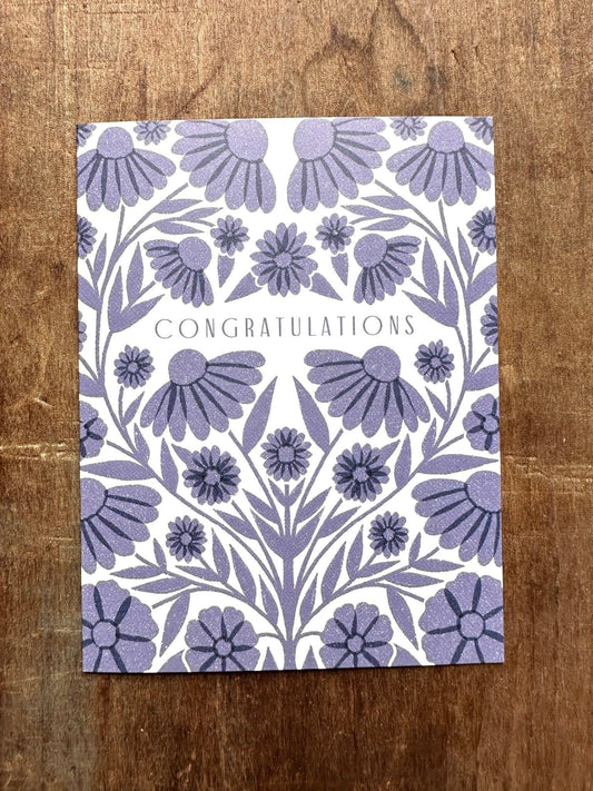 Congratulations Floral Card