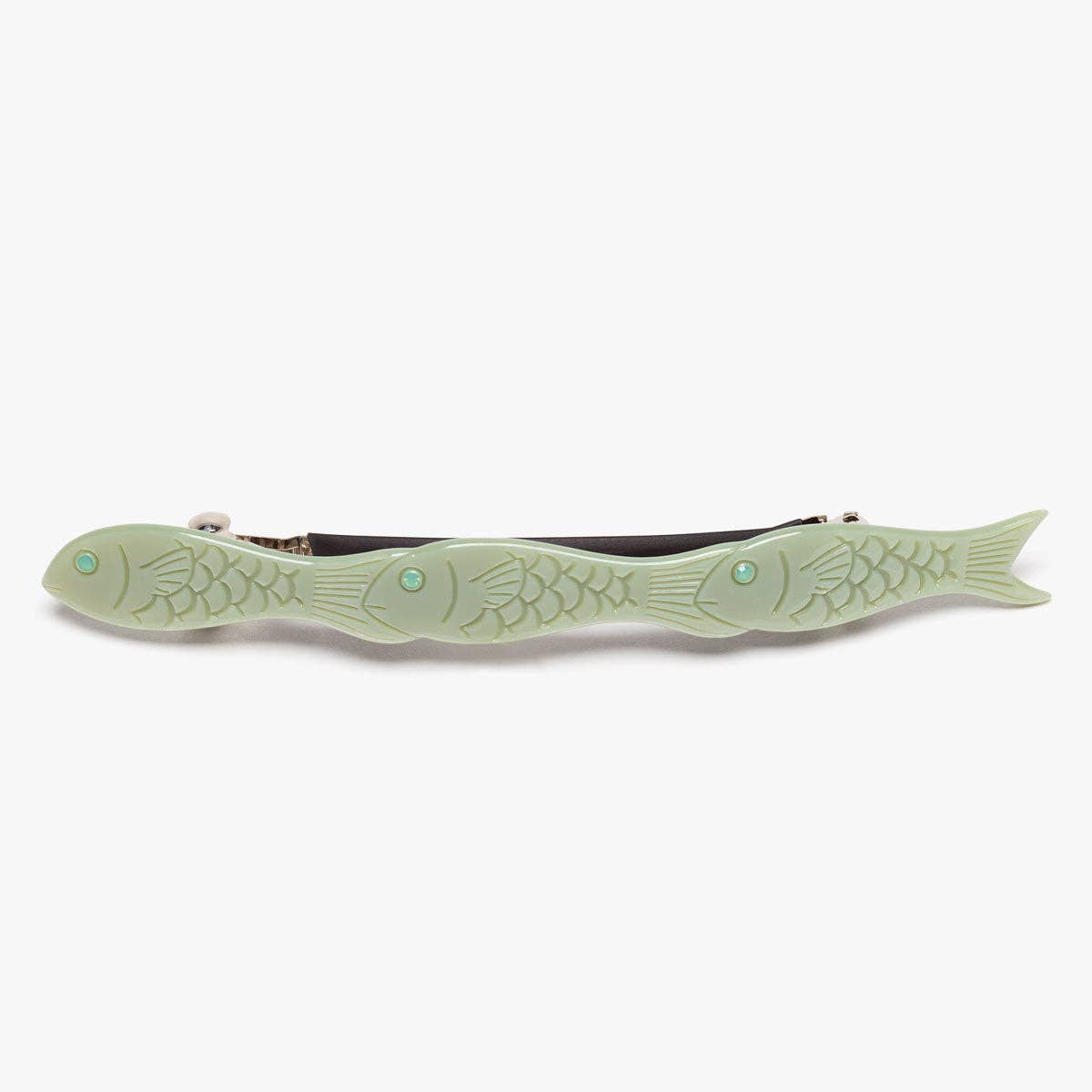 Jade Fish French Barrette