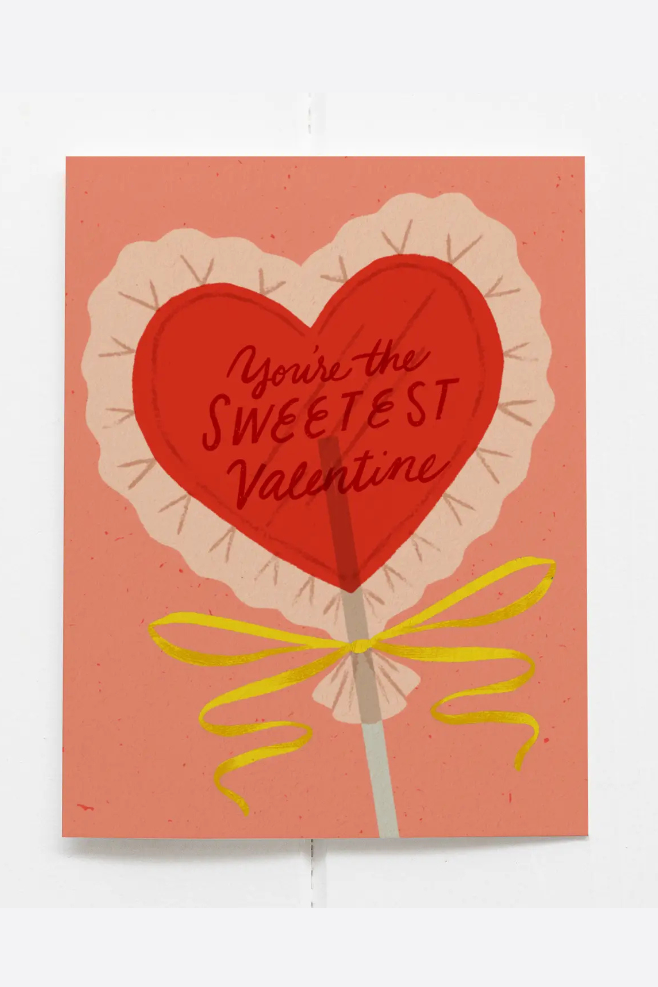 Lollipop Valentine Card