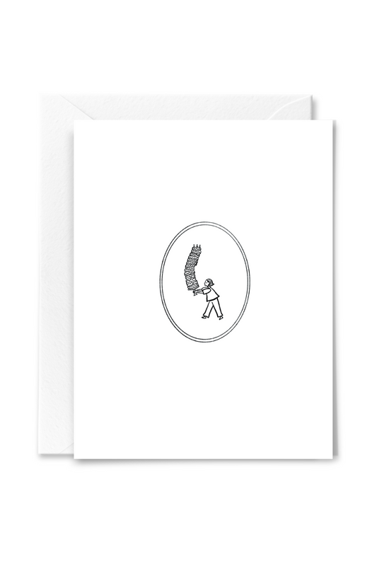Tiny Cake Delivery Birthday Card