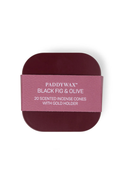 Incense Cube Tin | Black Fig + Olive
