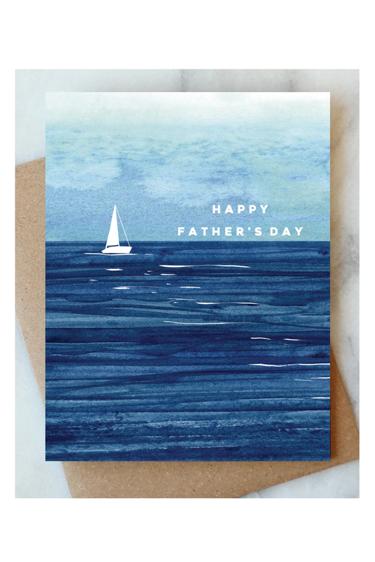 Sail Boat Father's Day Card