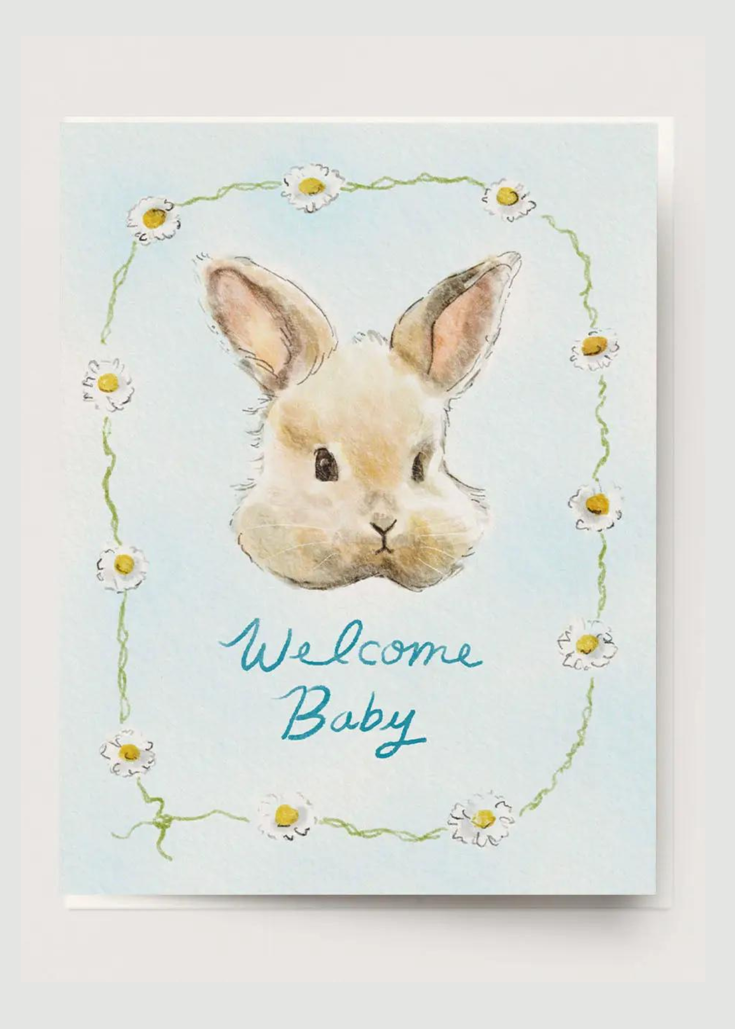 Welcome Baby Bunny Card