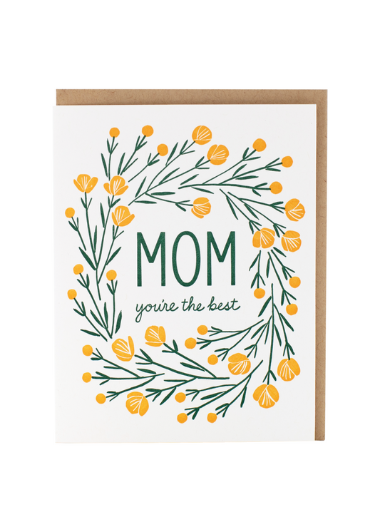 Botanic Wreath Mother's Day Card