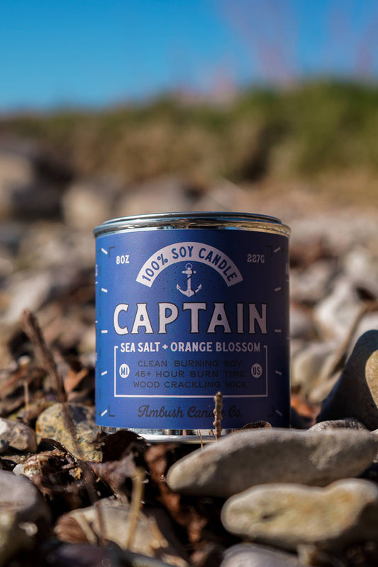 Captain | Sea Salt + Orange Blossom Candle