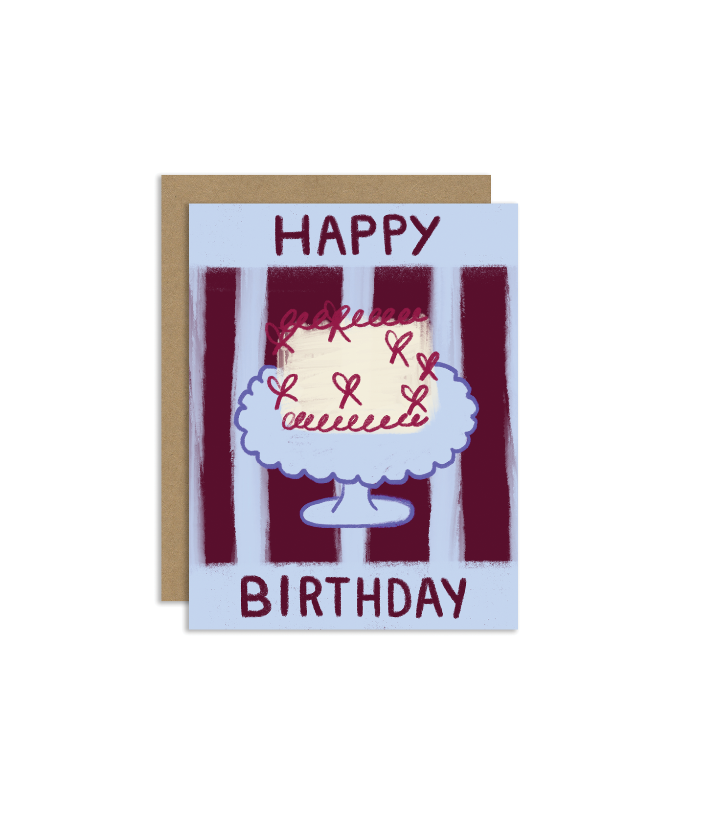 Happy Birthday Cake Greeting Card