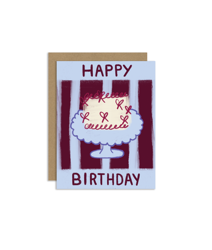 Happy Birthday Cake Greeting Card