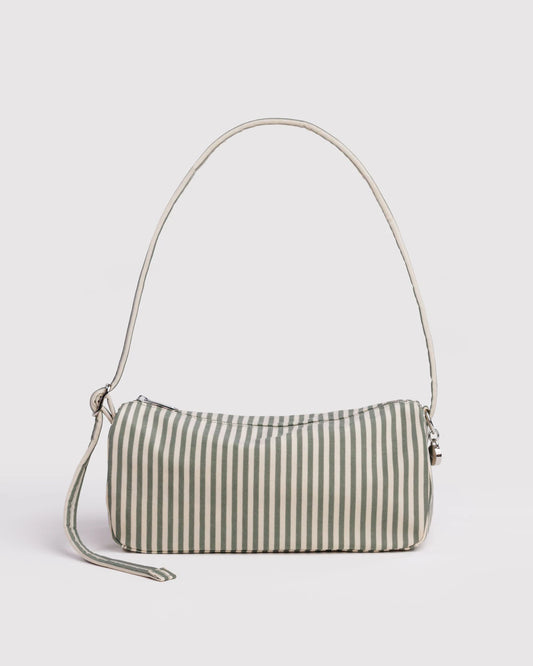 Nylon Loaf Bag | Sage Stripe