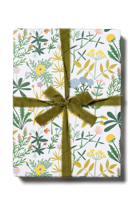 Growing Wild Rolled Gift Wrap