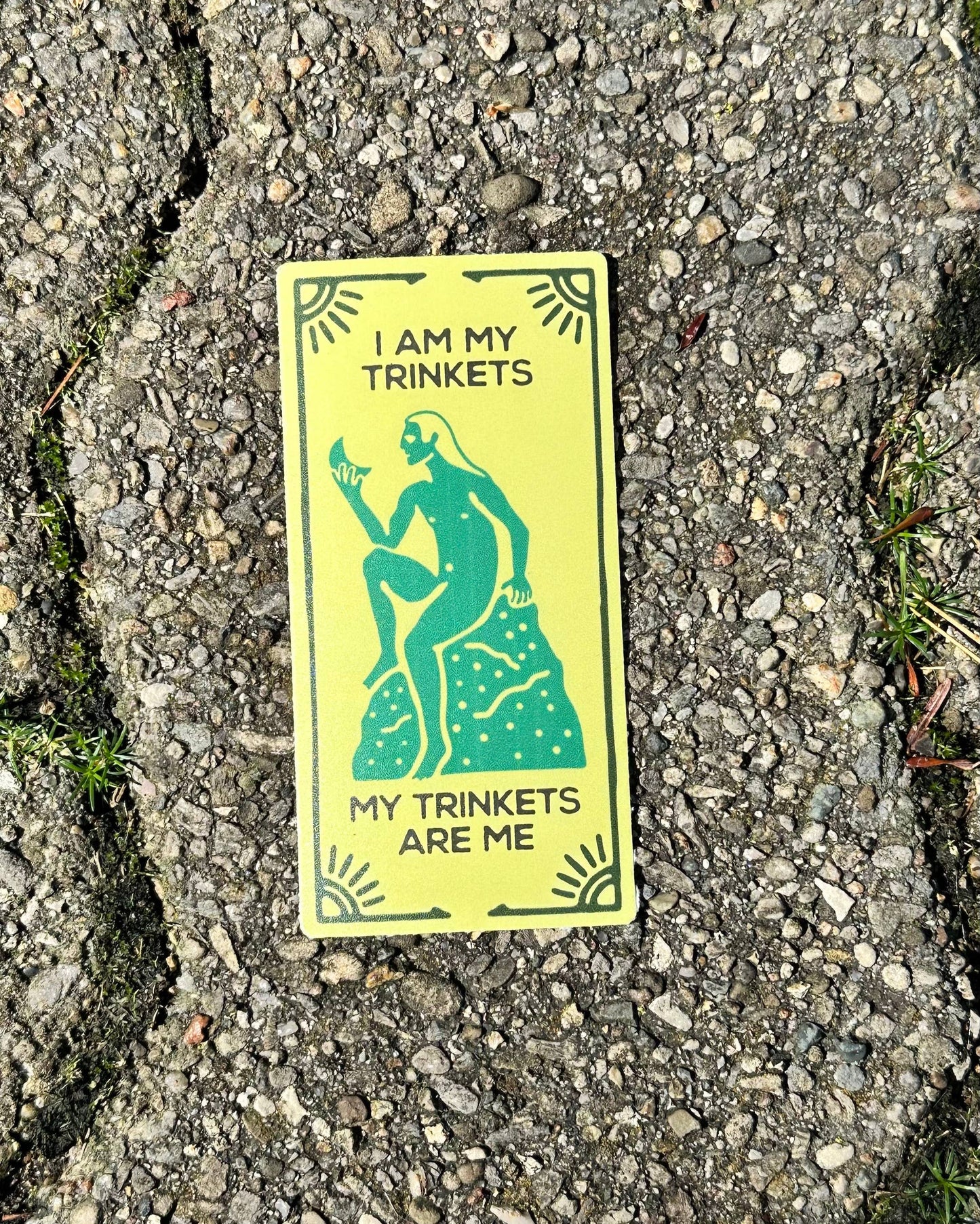 I Am My Trinkets Sticker