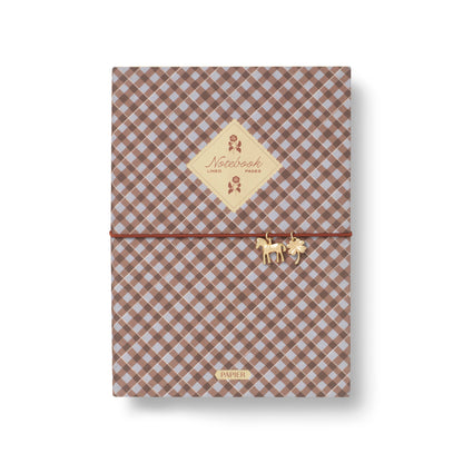 Charm Lined Notebook | Petals & Plaid