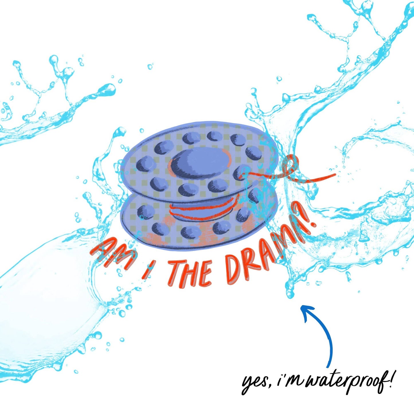 Am I The Drama Sticker