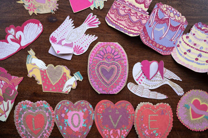 Heart of Feathers Greeting Card