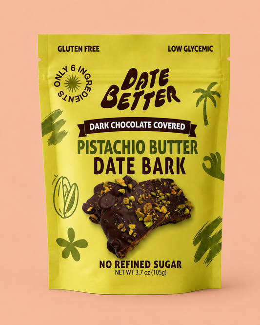 Pistachio Butter Date Bark