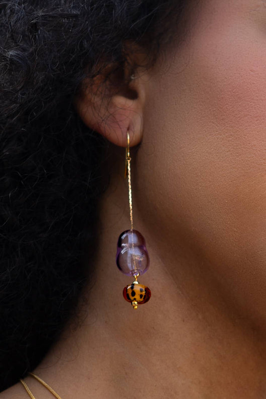 Lennox Dangle Earring | Lilac
