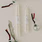 Beeswax Dipped Candles | Natural White