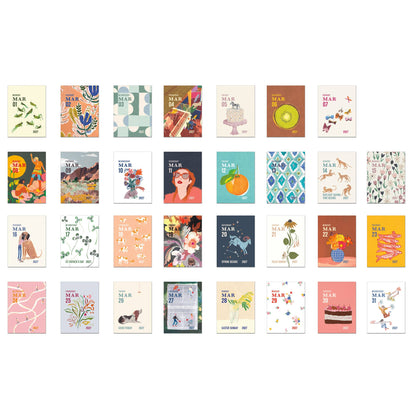 2027 Daily Post Calendar
