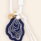 Bag Charm Keychain | Oyster Pearl