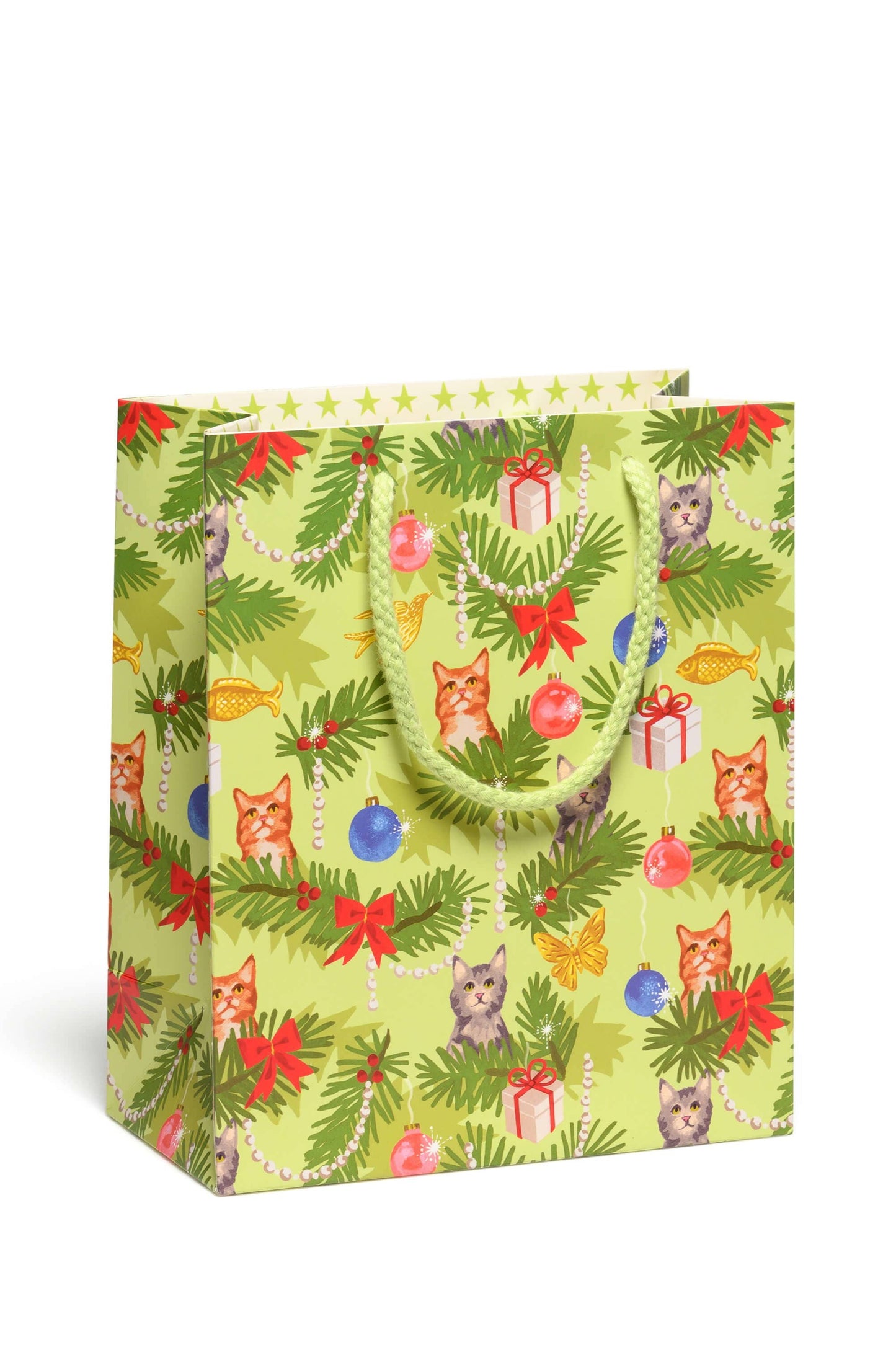 Christmas Cats Gift Bag | Medium