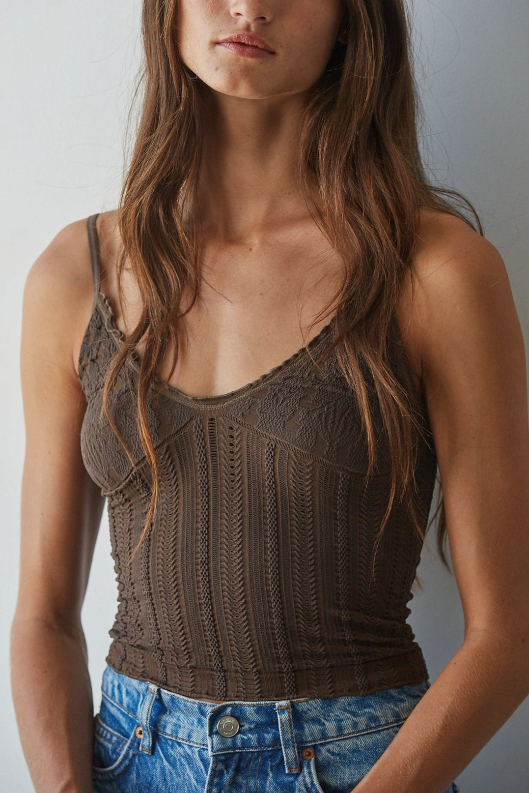Seamless Patterned Brami | Dark Brown