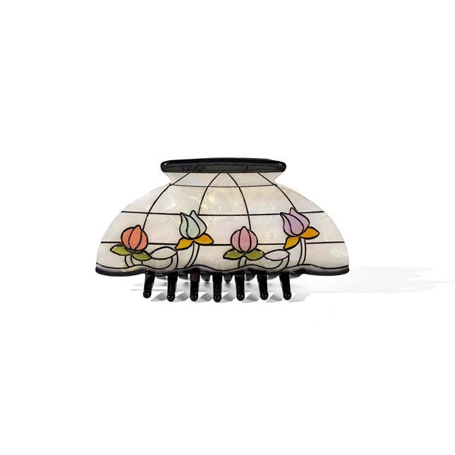 Flower Garden Lamp Hair Claw