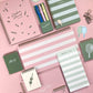 Mini Jotter Notebook | Martini Pattern