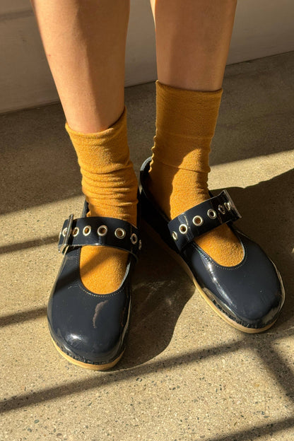 Breezy Sneaker Socks | Goldenrod