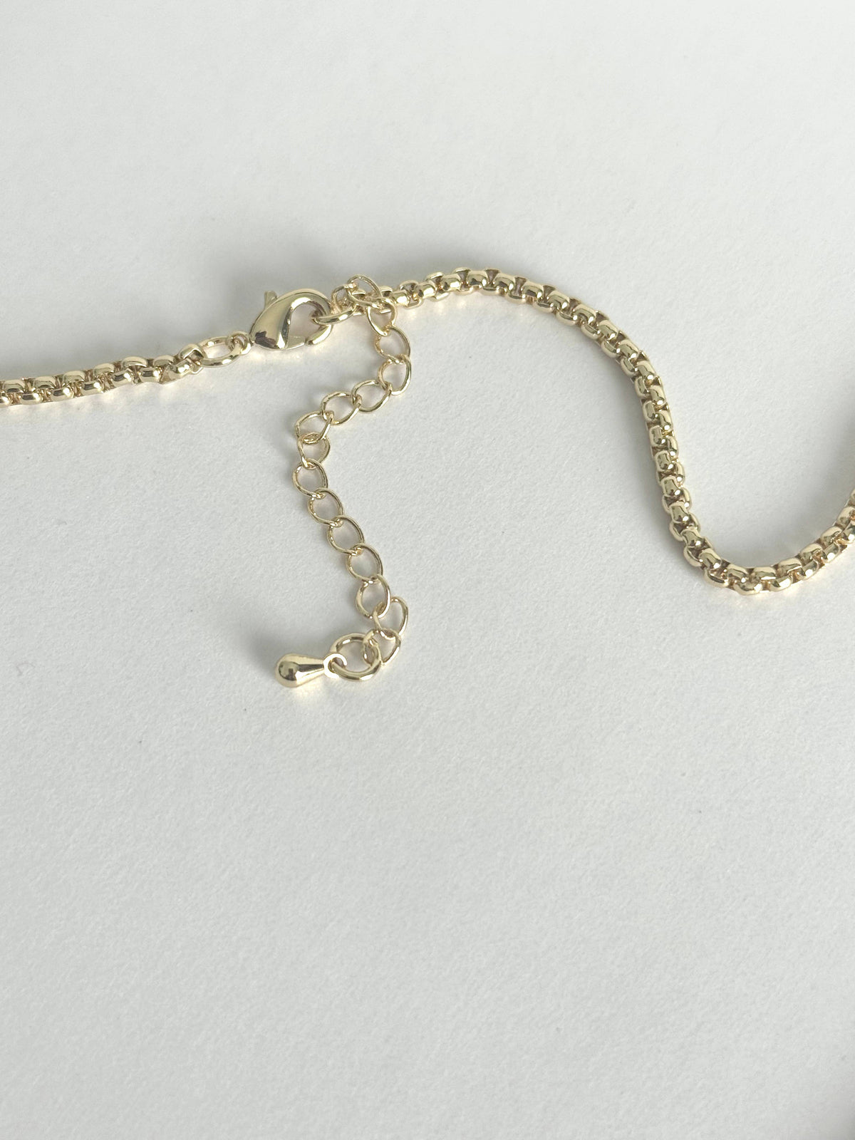 Sloan Pear Bezel Necklace
