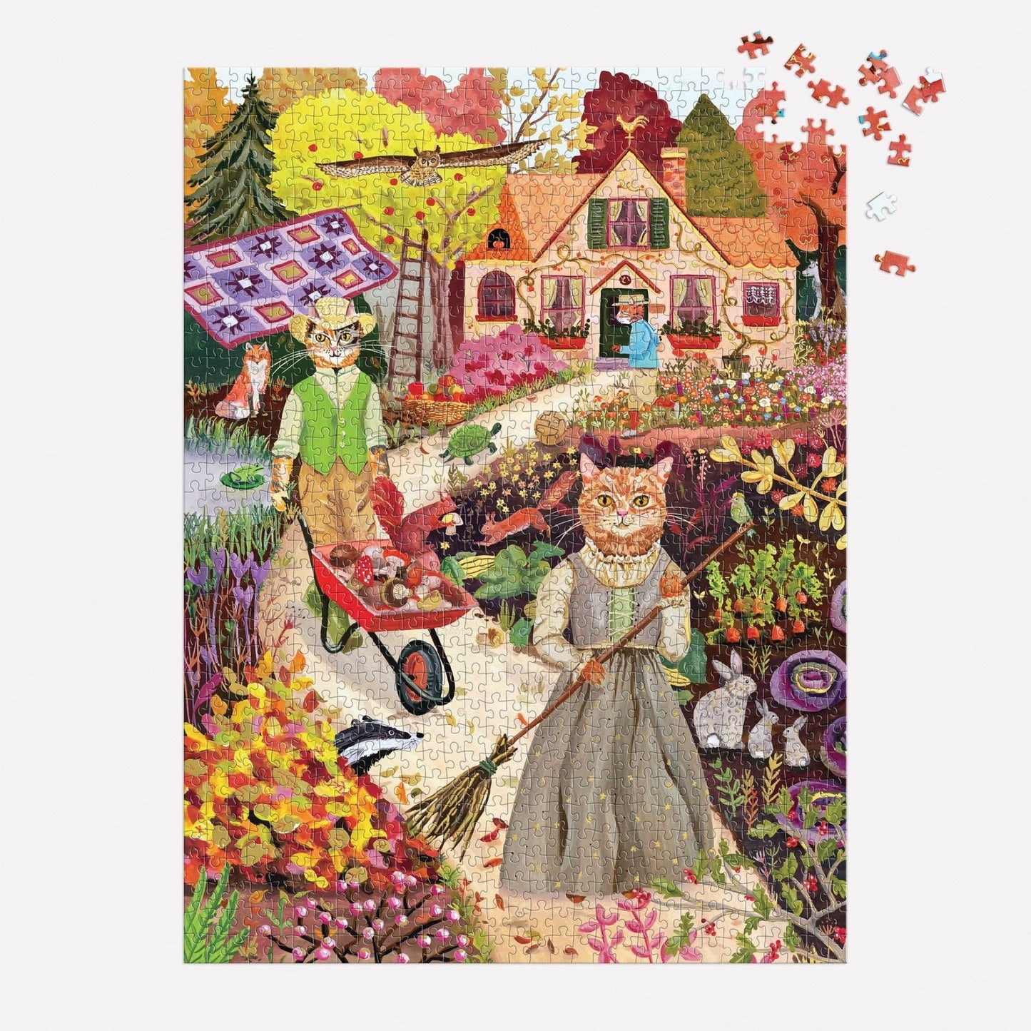 Cottage Cats | 1000 Piece Puzzle