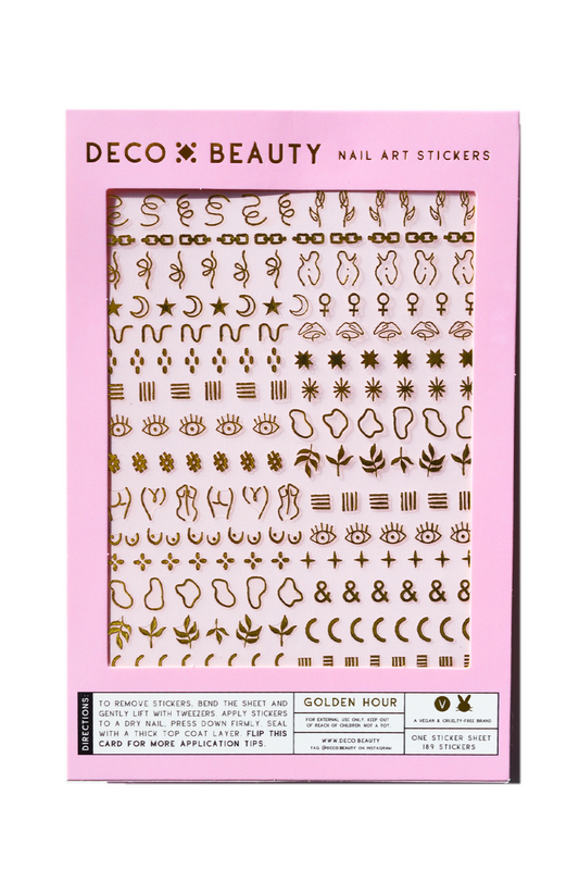 Nail Art Stickers | Golden Hour