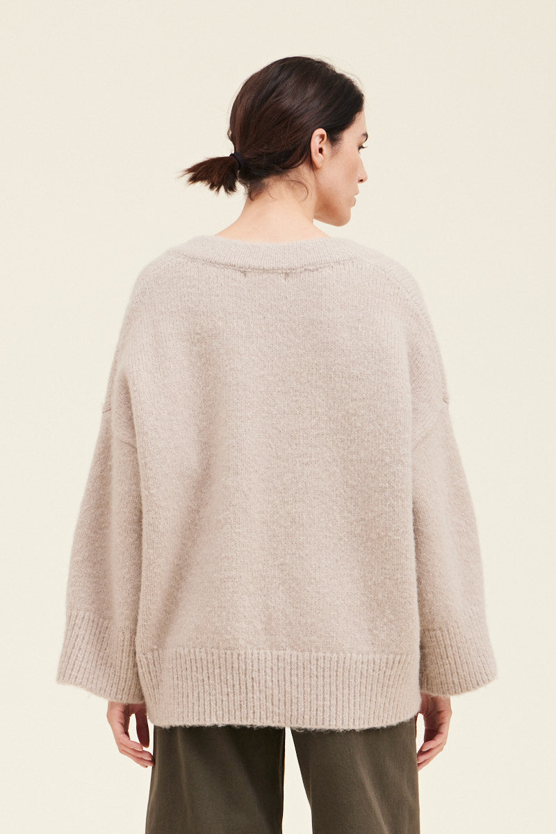 Harper Oversized Sweater | Fog